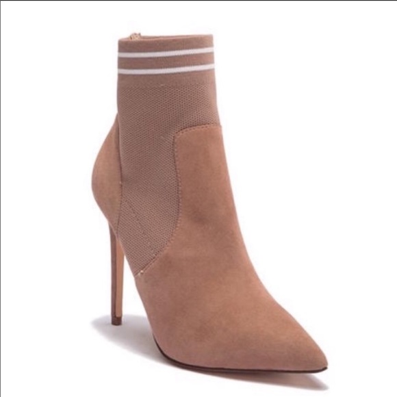 Steve Madden Shoes - Steve Madden Emilia Suede Pointed Toe Boot Blush 7